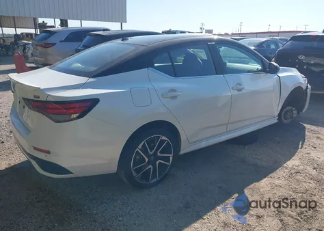 2025 Nissan Sentra Sr from USA, damaged, VIN 3N1AB8DV5SY266225